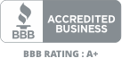 Better business bureau accredited business, A+ rating